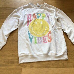 Happy Vibes Teenage Sweatshirt - Size 14